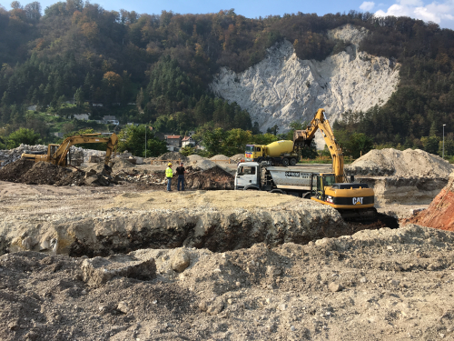 Izkop trgovski center Pilon Trbovlje
